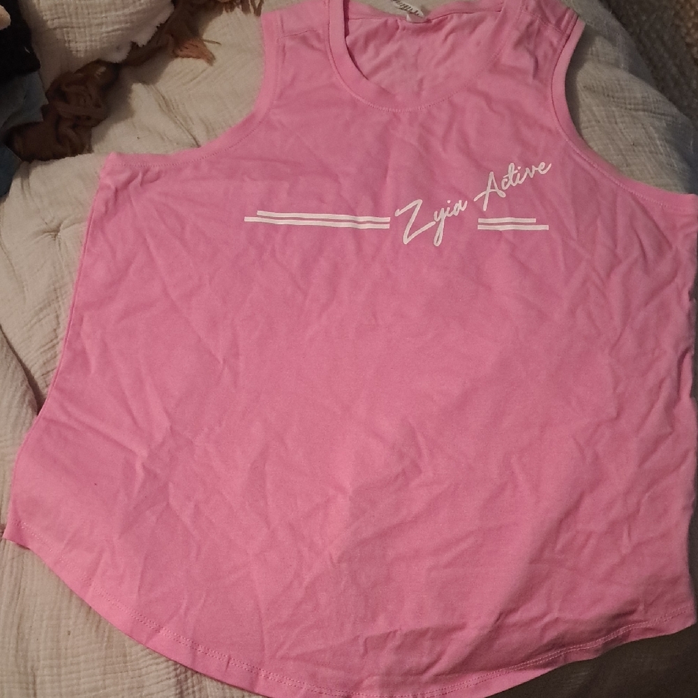 ZYIA ACTIVE  Light Pink Women's Tank Top